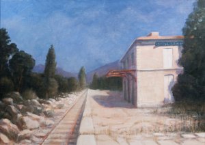 Rail station, Châteauneuf, 2012